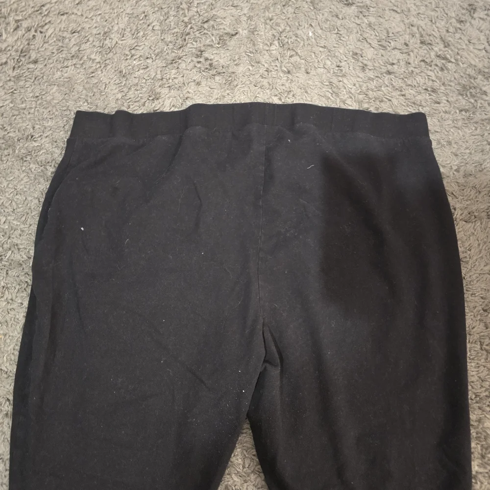 Torrid Black Ripped Leggings with Mesh Detail - Picture 7 of 7